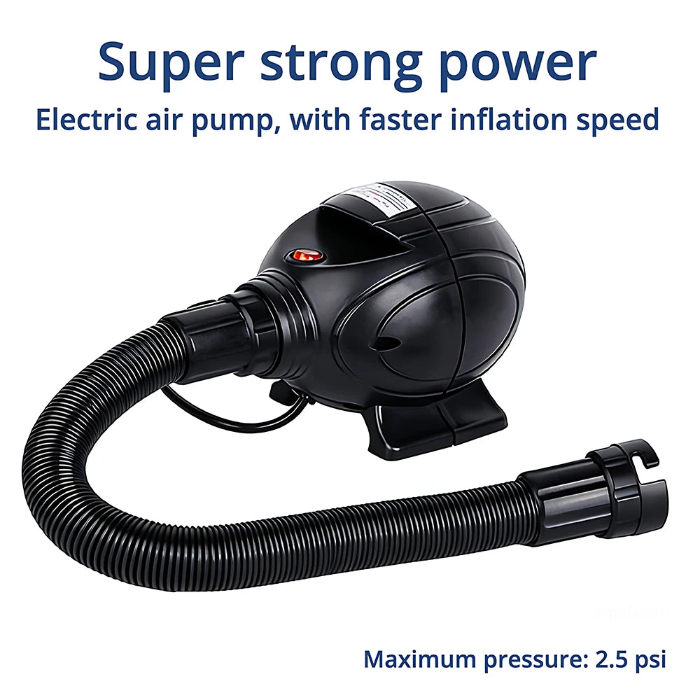 800W Electric Air Pump 2-in-1 Inflate Deflate Voltage：AC110/220V AU US EU UK Plug for Pool Boat Yoga Mat Vacuum Bag、air Bed