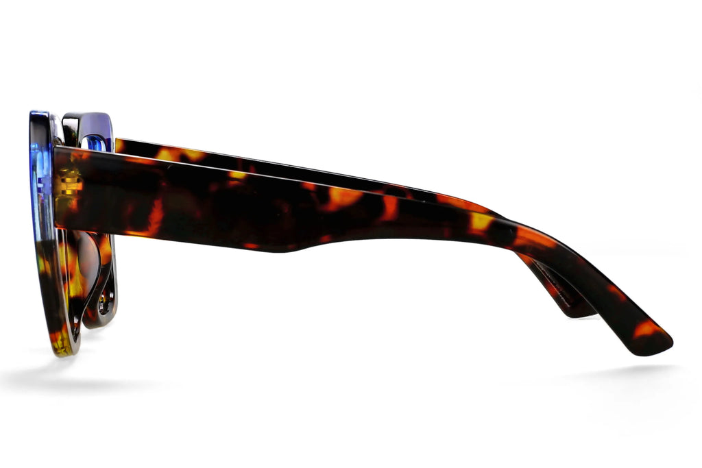 R56982 Colorful Large Size Reading Glasses Lady Trend Splicing Color Presbyopic Eyeglass Universal Prescription Spectacles Frame