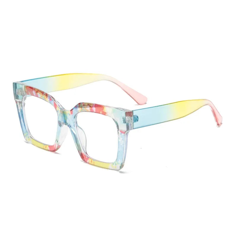 Customized Prescription Glasses Women Multi-Focal Progressive Photochromic Anti-Blue Light Myopia Hyperopia Lens Eyeglasses