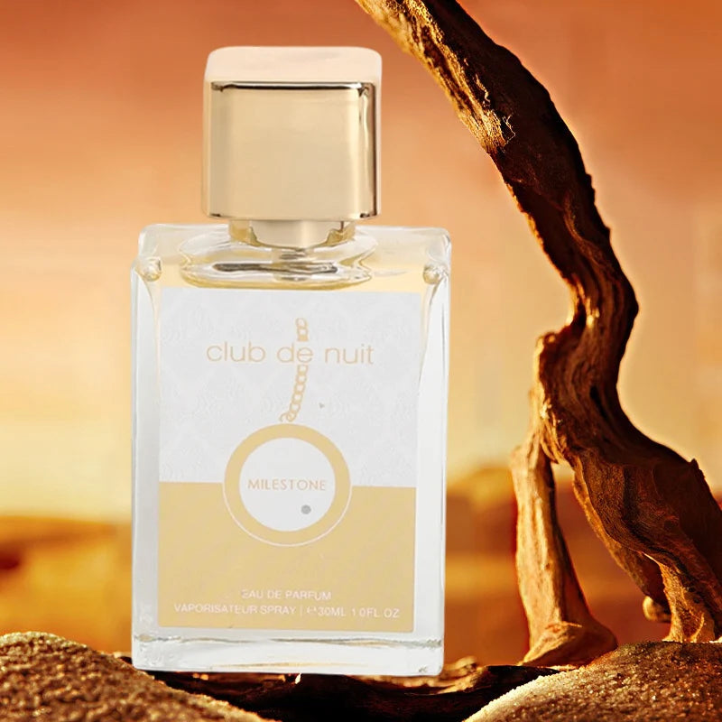 Arabian Brand Perfume Classic Cologne Creamy Muffin Woody Scent Long-lasting Fresh Unisex Fragrance Spray Charming Perfume 30ml