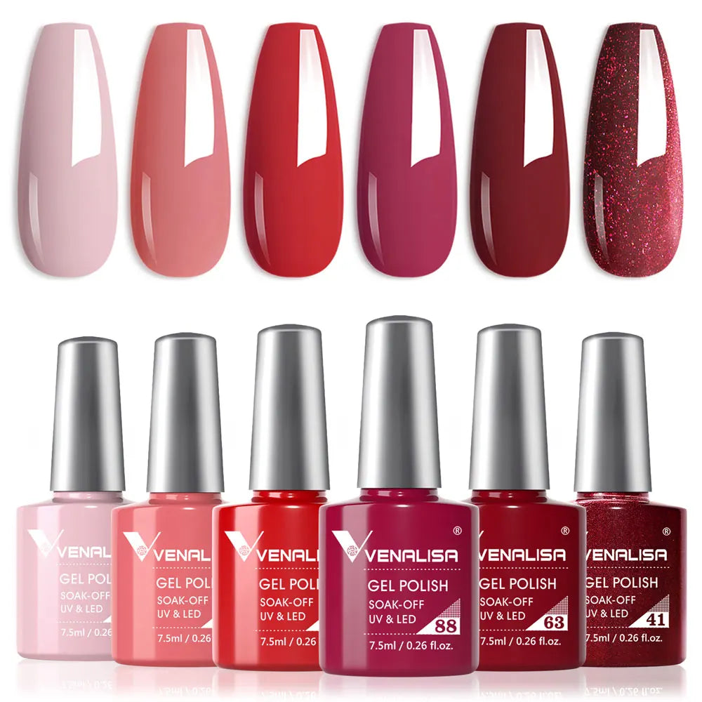 Venalisa Nail Gel Polish Fall Nail TPO FREE Long Wear Semi Permanent Soak Off UV LED Gel Nail Polish Gel Lacquer