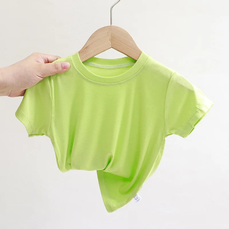 Kids’ Short-Sleeve Cotton-Blend T-Shirt