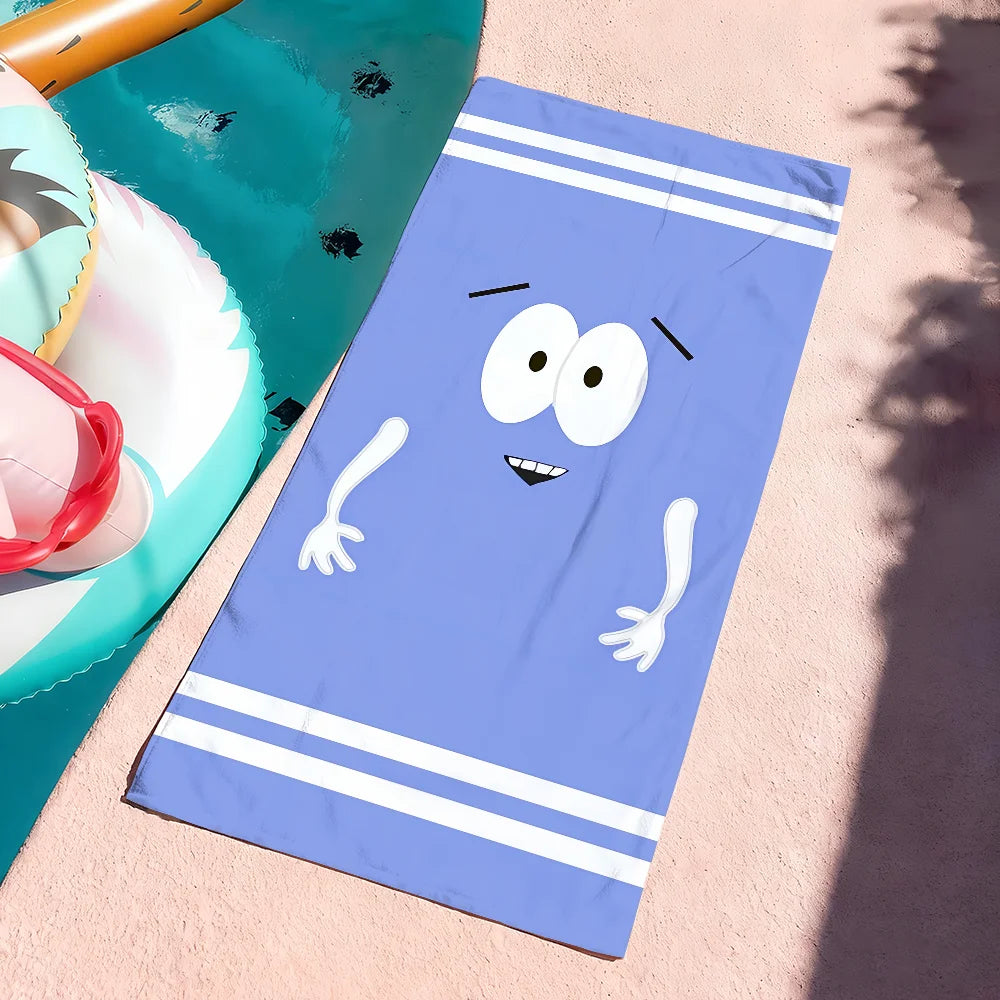 Cartoon T-Towelie-S Cute Towel Quick Dry Soft Yoga Swimming Fitness Mountain Climbing Large Beach Towels