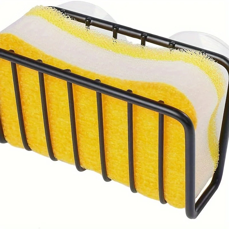 1pc Kitchen Sink Suction Holder, Modern Sponge Holder & Kitchen Organizer, Factory Kitchen Sink Suction Holder For Sponges