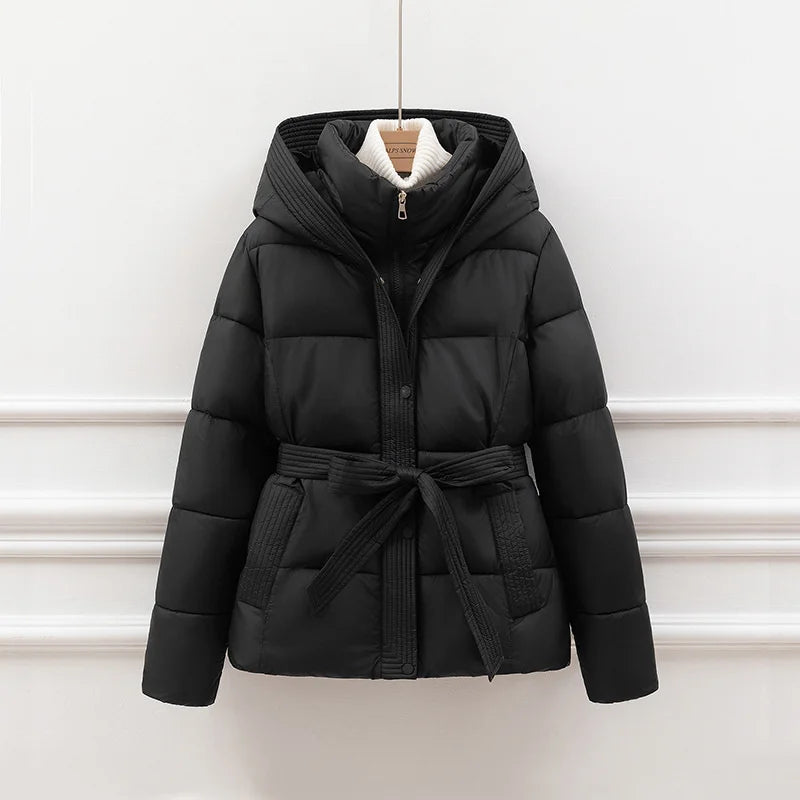 High Quality  2025 Winter New Fashion Down Cotton Parkas Jacket Women Loose Korean Casual Thicken Warm Ladies Overcoat