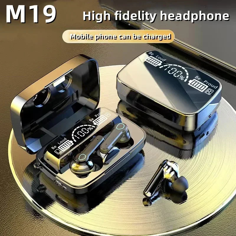 Wireless Gaming Headsets TWS Earphones 9D Stereo Sound Quality Bluetooth Headphones with Microphone for Gaming and Music