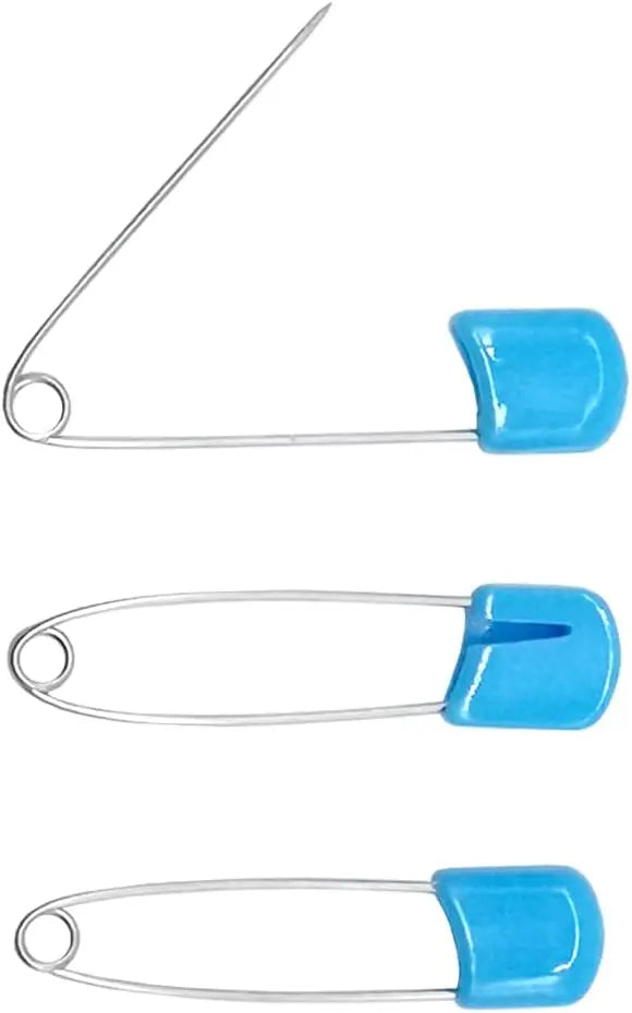 Hot Sale Merzen Brand High Quality 44mm Stainless Steel ABS Nickel Plated Safety Pins for Baby Clothes Clipping