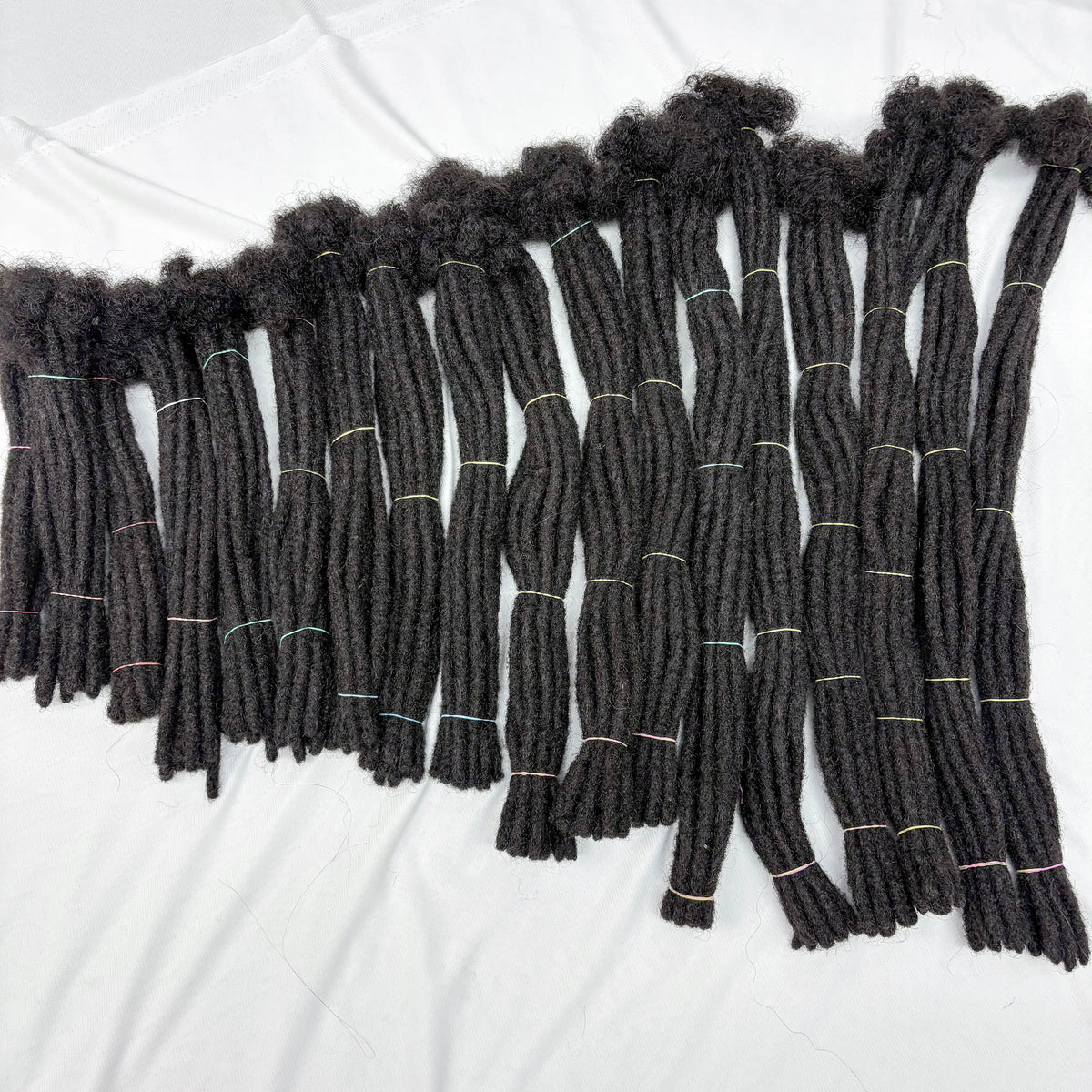 6-20inch 0.6cm Regular Loc Extension Human Hair 50 Strands Full Handmade 100% Human Hair Loc Dreadlock Extension for Men Women