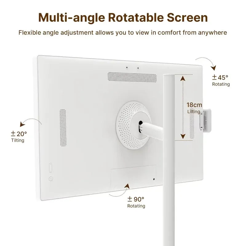 27 Inch Vertical Touch Screen Android Smart Monitor Wifi Wireless Digital Signage Display Tablet TV For Advertising Kiosk