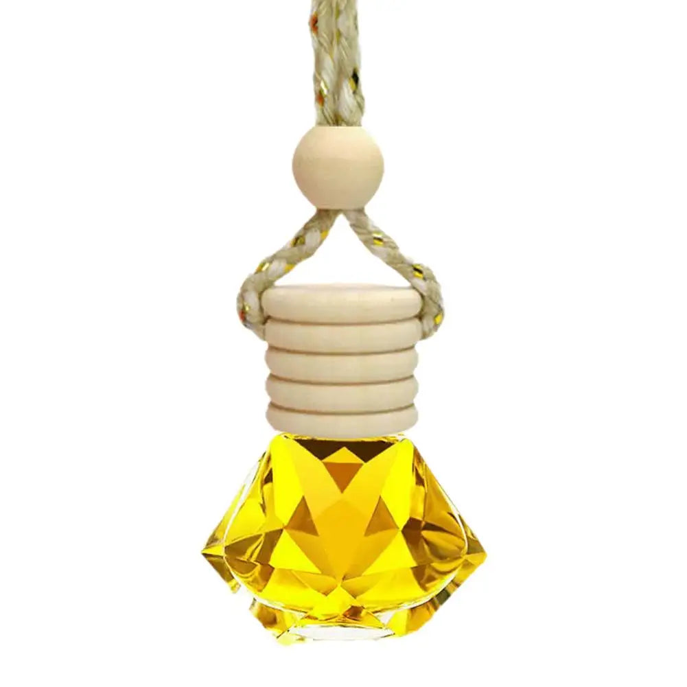 Car Perfume Pendant Include Essential Oil Air Fresheners Novelty Auto Flavoring Air Freshener Diffuser Oil Fragrance Bottle