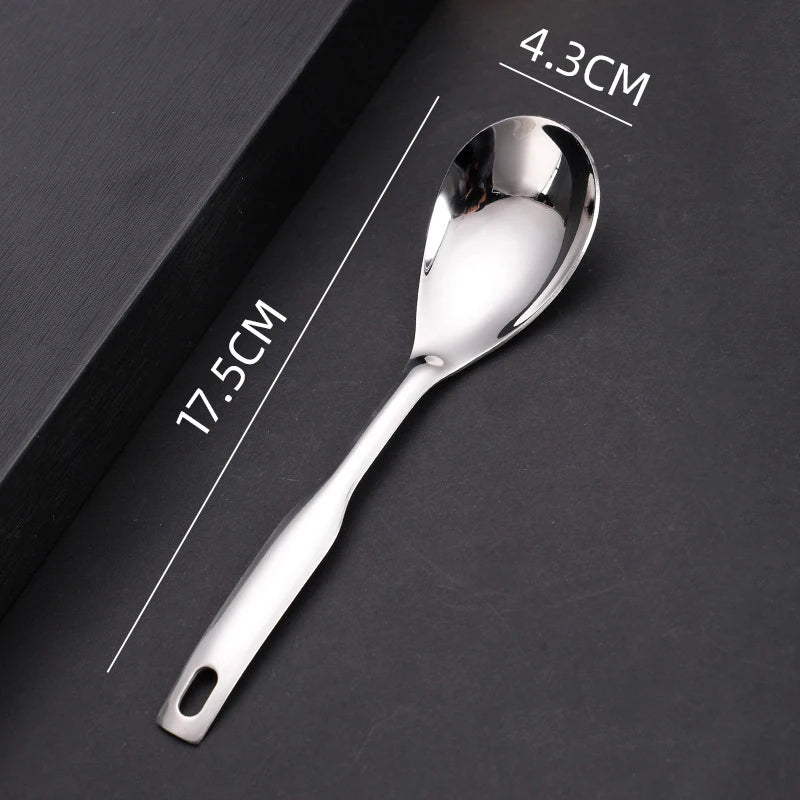 Kitchen Stainless Steel Spoon With Holes Cuisine Caviar Builder Roe Sauce Strainer Spoon Durable Kitchen Cooking Gadgets