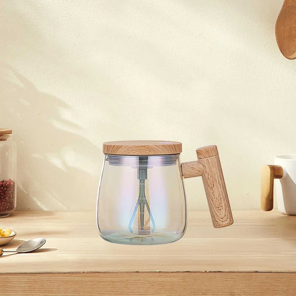 Auto Stirring Mug Self Mixing Mug 400ml Portable for Coffee Tea Milk Glass Self Mixing Coffee Mug Automatic Stirring Cup