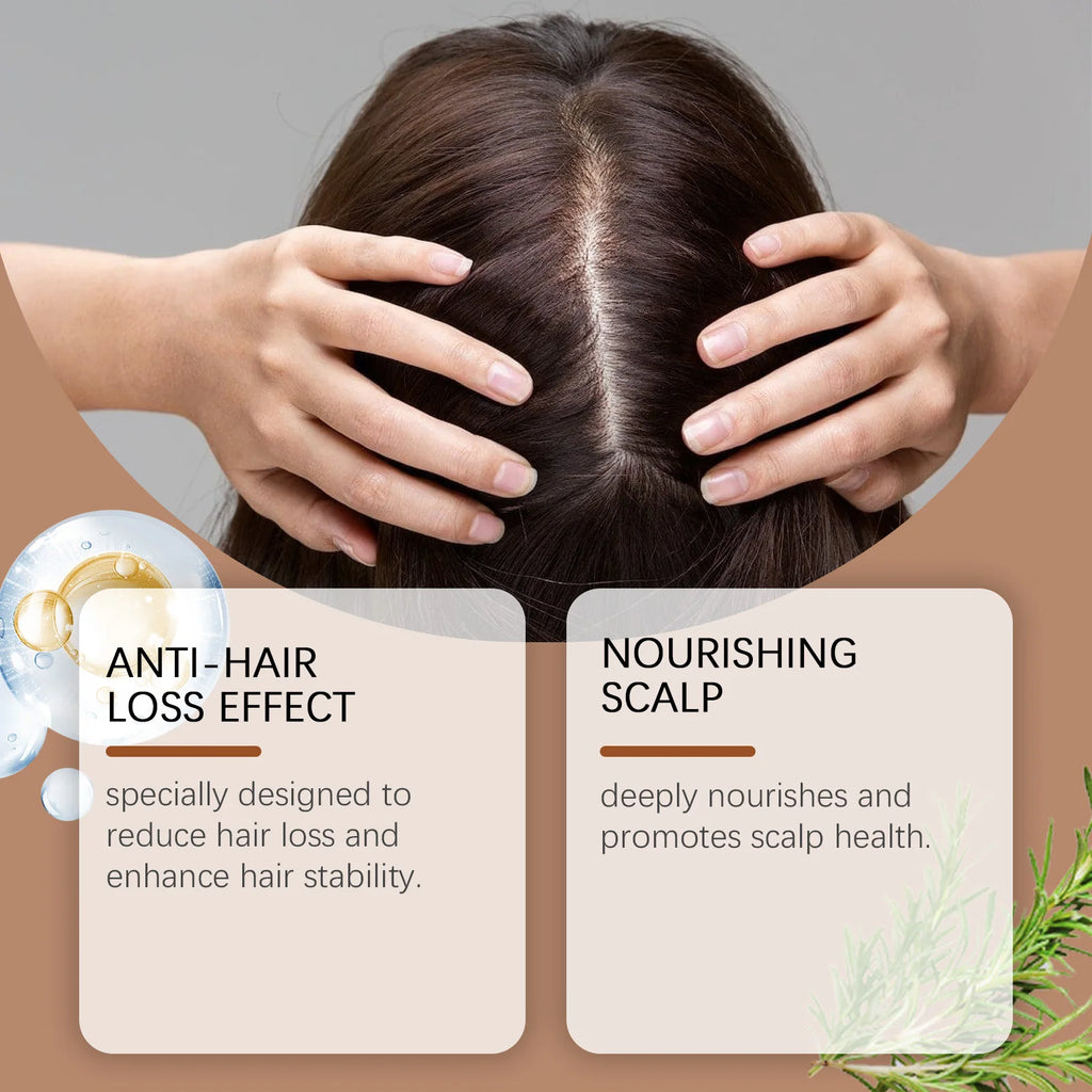Batana and Rosemary Shampoo for Hair Growth Relieve Frizz Split Ends Broken Damaged Hair Care Products Prevent Hair Loss Shampoo