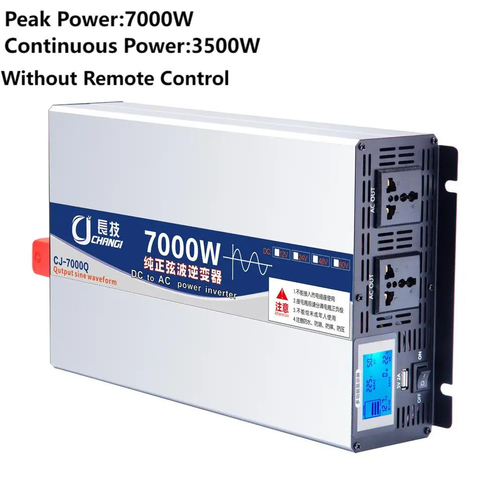 Pure Sine Wave Inverters 10000W 12000W Power Car Solar Inverter 12V 24V 48V 60V 72V to AC 110V 220V,50Hz,60Hz Voltage Converter