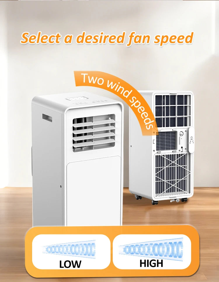 2026 New Arrival 7000BTU 1020 Wholesale Touch Panel Home-used Hotel Basement Bathroom  Portable Air Conditioner