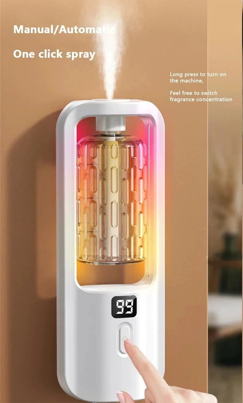 Intelligent Aromatherapy Machine Diffuse Long Lasting Spray Air Freshener Toilet Deodorizer Household Bedroom Automatic Sprayer