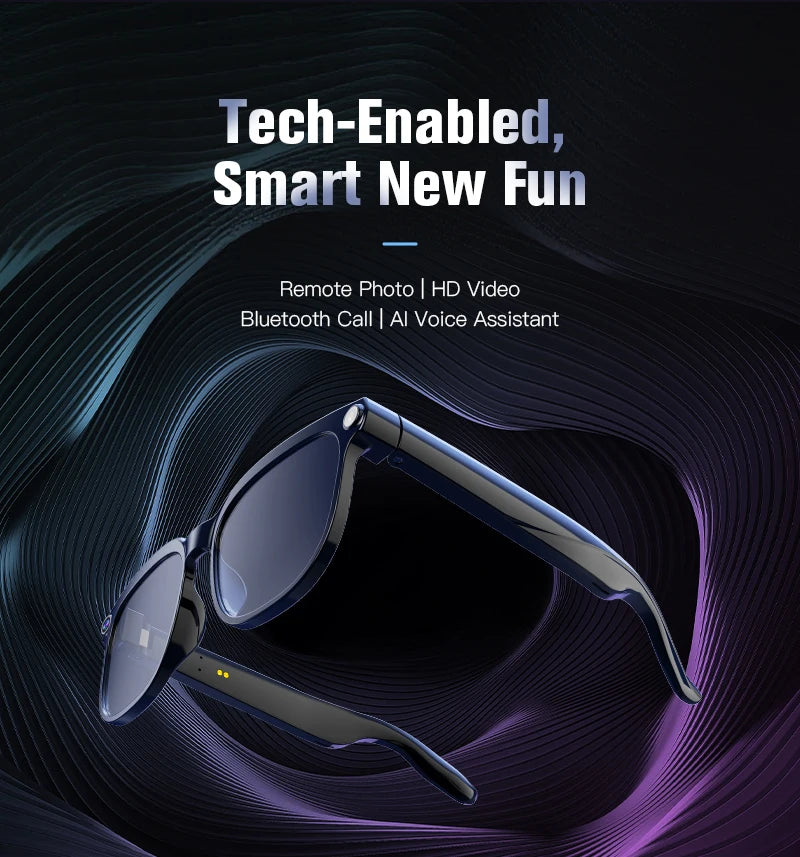Smart Glasses AR AI Translation 4K Camera Bluetooth Call Touch Control Outdoor Sports Sunglasses Men Women 2026 New Dropshipping