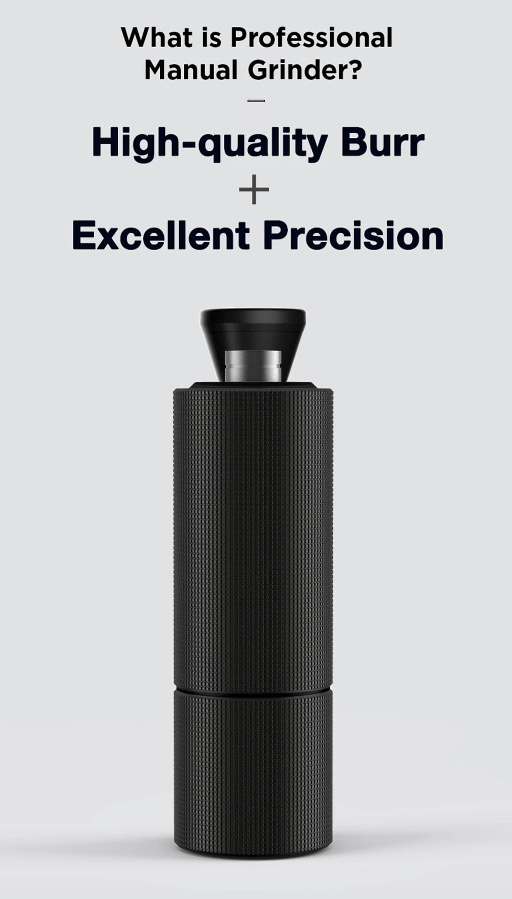 TIMEMORE Chestnut C2 C3 Manual Coffee Grinder S2C Burr Inside High Quality Portable Hand Grinder with Dual Bearing Positioning