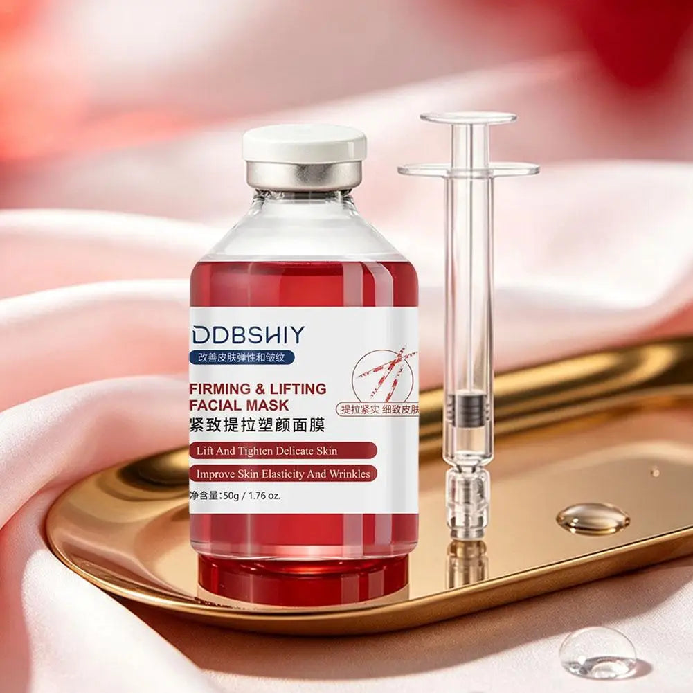 50g Tighten Delicate Improve Skin Elasticity Wrinkle Needle Tube Ampoule Firming Lifting Face Essence Mask Brand PDRN Serum Care
