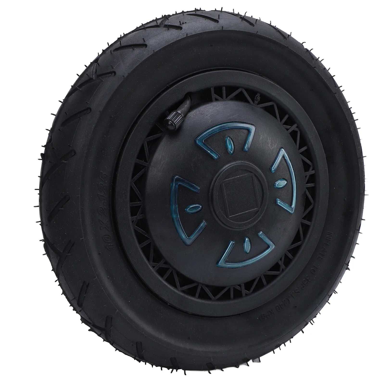 Electric Scooter Motor Wheel Noiseless Rubber Aluminum Alloy Scooter Hub Motor 10 Inch  Brushless Shock Absorbing for DIY