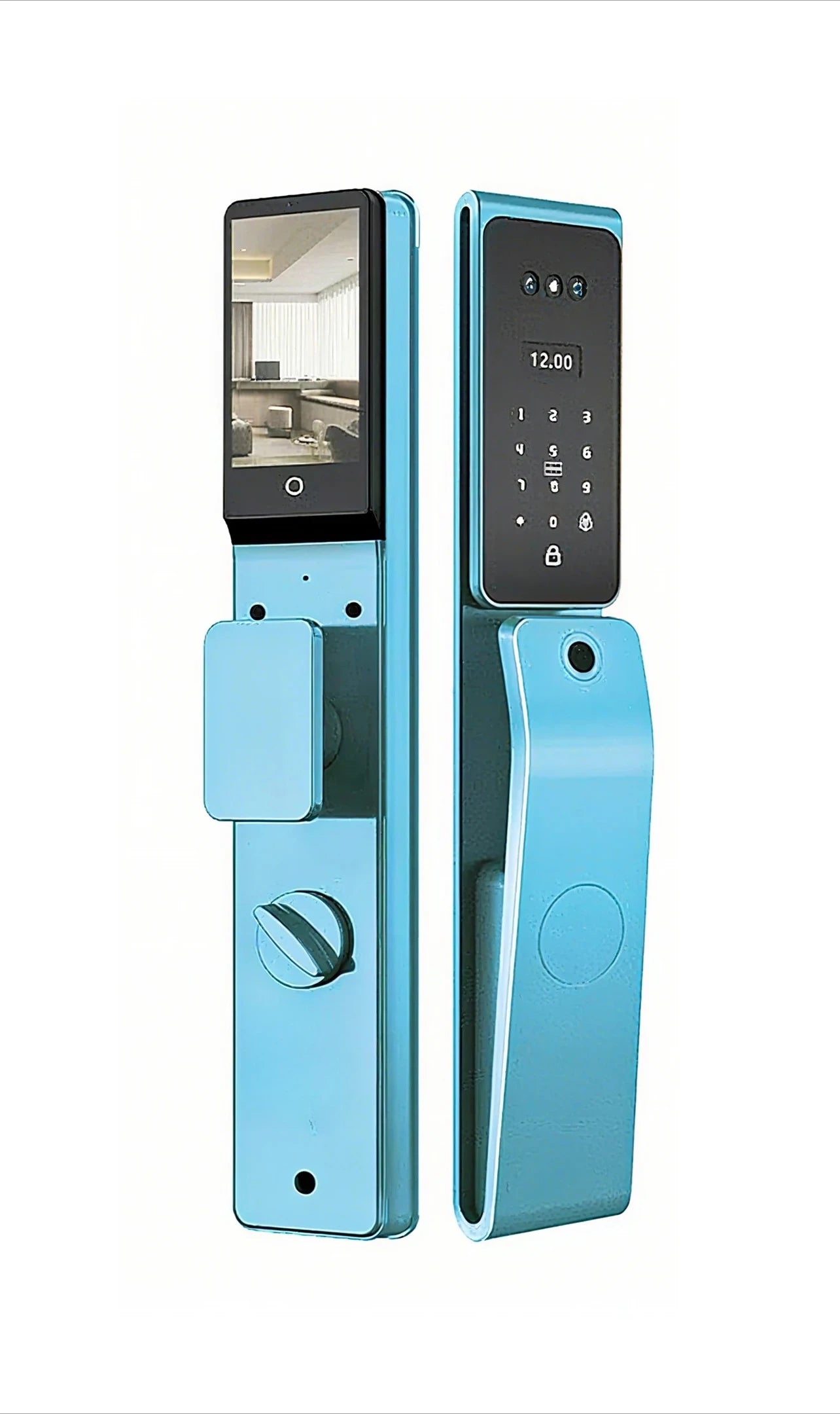 2026 New Tuya 3D Face Palm Recognition Smart Lock Durable Electronic Lock Waterproof Digital Lock Suitable for Europe, Israel