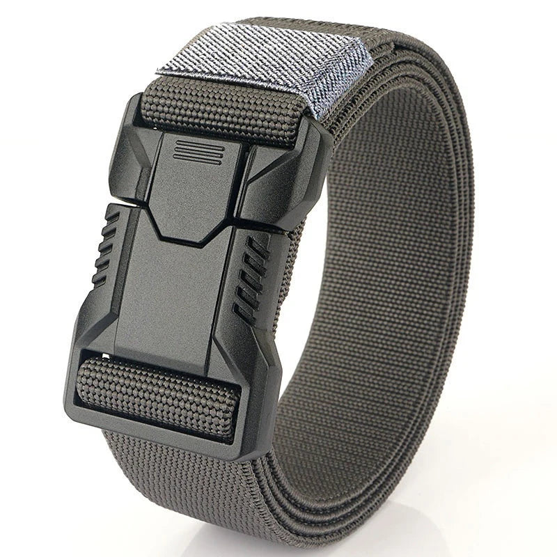 1pc Lightweight Tactical Quick-Release Buckle Belt Workwear Wear-resistant Outdoor Commuting Military Training Pants Belt