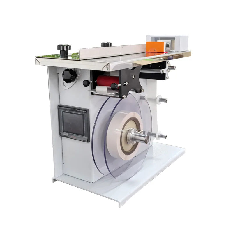 Semi-automatic Sealing and Labeling Machine for Color Boxes Anti-counterfeiting Round and square Labels