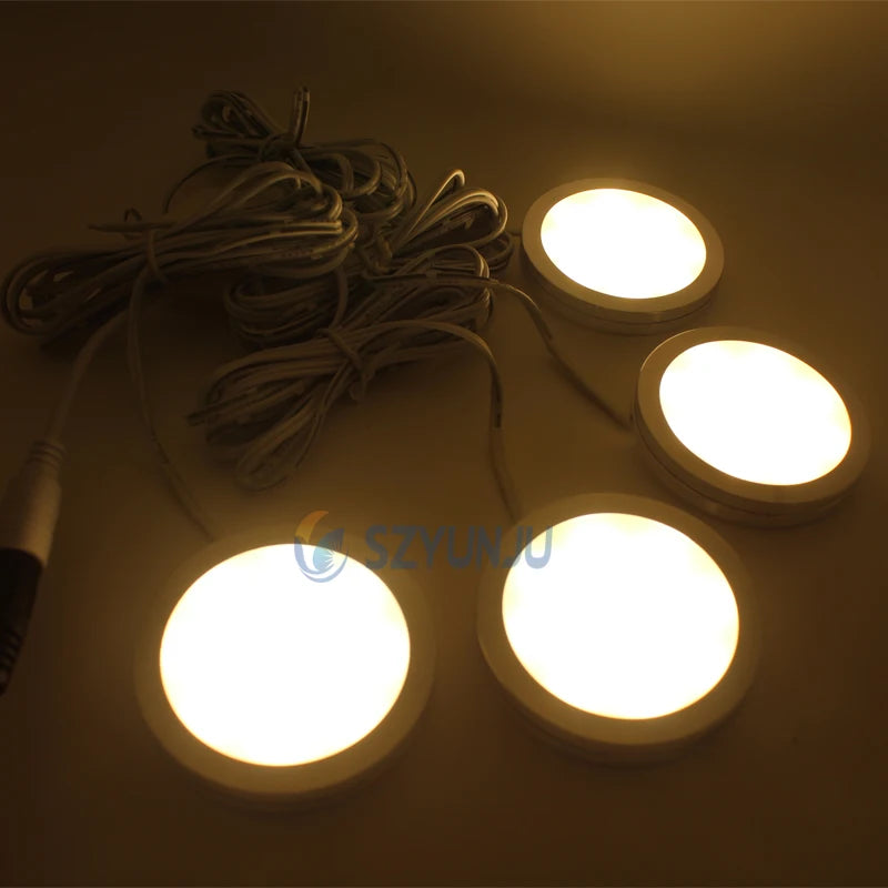 LED cabinet light 2W with DC 12V power adapter indoor lighting for under kitchen cabinet Home wardrobe Showcase lamp decor