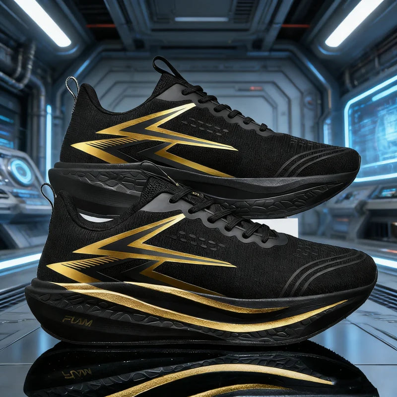 New Running Shoes Carbon Board Speciality Marathon Men Sports Breathable Lightweight Women Comfortable Athletic Nonskid Sneakers