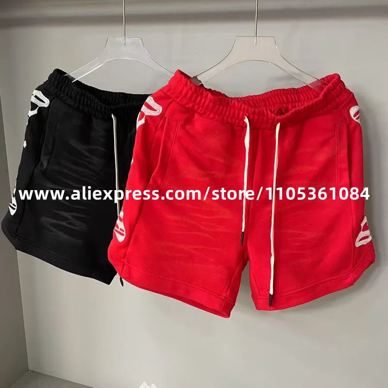 Red Black Casual Godspeed Letter Shorts Drawstring Versatile Cotton Printed Hip Hop 1:1 Good Quality Unisex GODSPEED Short Pants