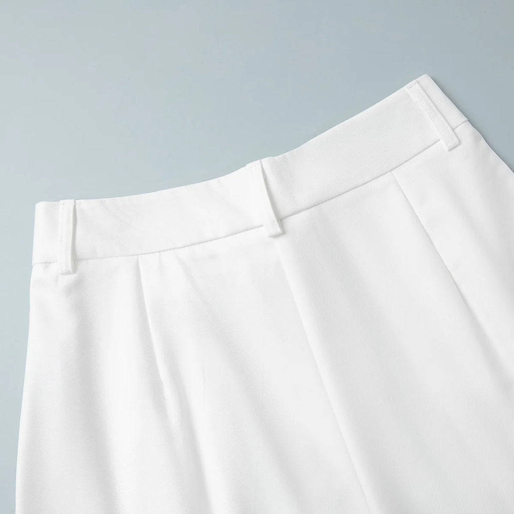 Summer New High Waist Shorts for Women Casual Loose Wide Leg Solid Shorts Female Short Pants Y2k Booty Shorts