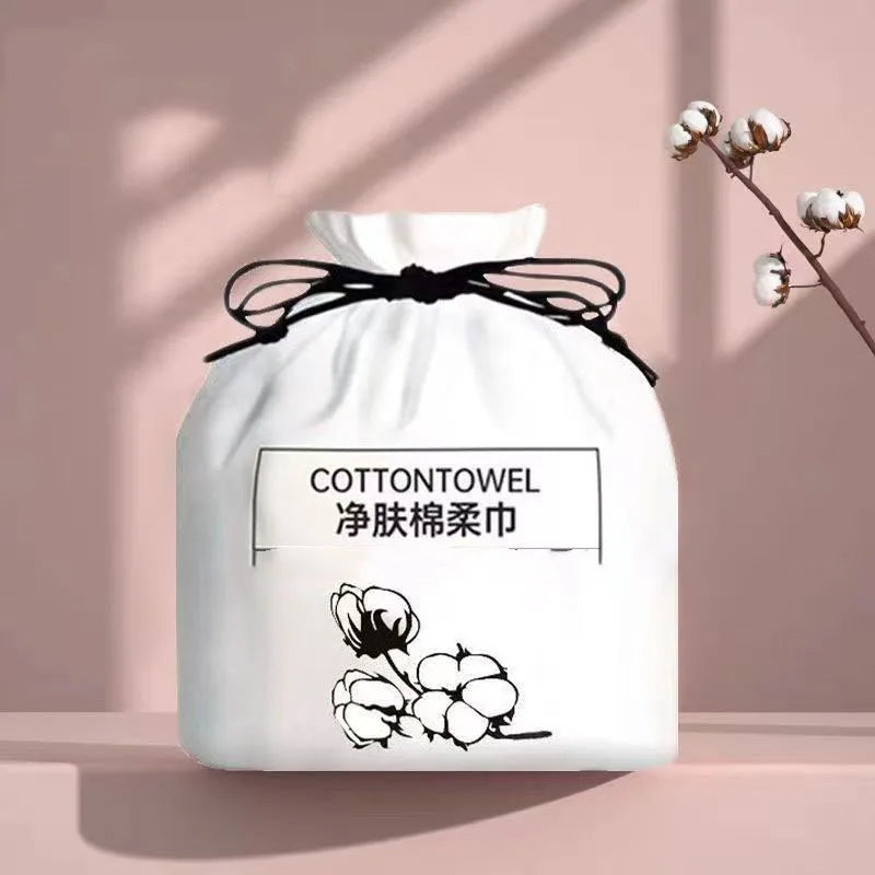 Disposable Face Towels Thick Water Absorbent Soft One Roll Cleaning Towel Makeup Remover Washcloth Travel Bathroom Полотенце