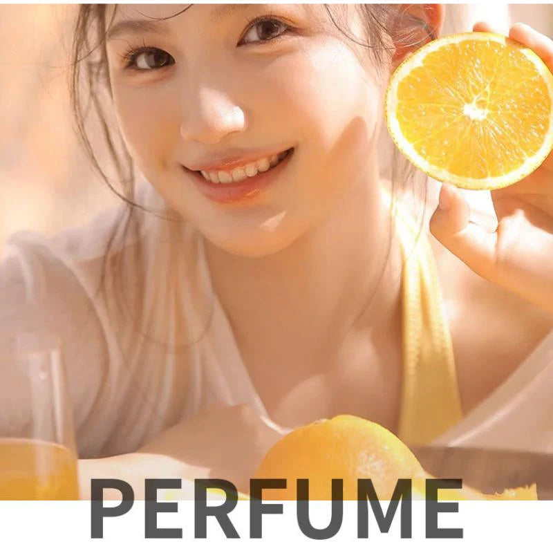 Citrus Peach Fruity Perfume Spray,Clean Fresh Women Scent,Orange Blossom/Lily/Iris/Vetiver/Lemon/Musk Light Fragrance Mist