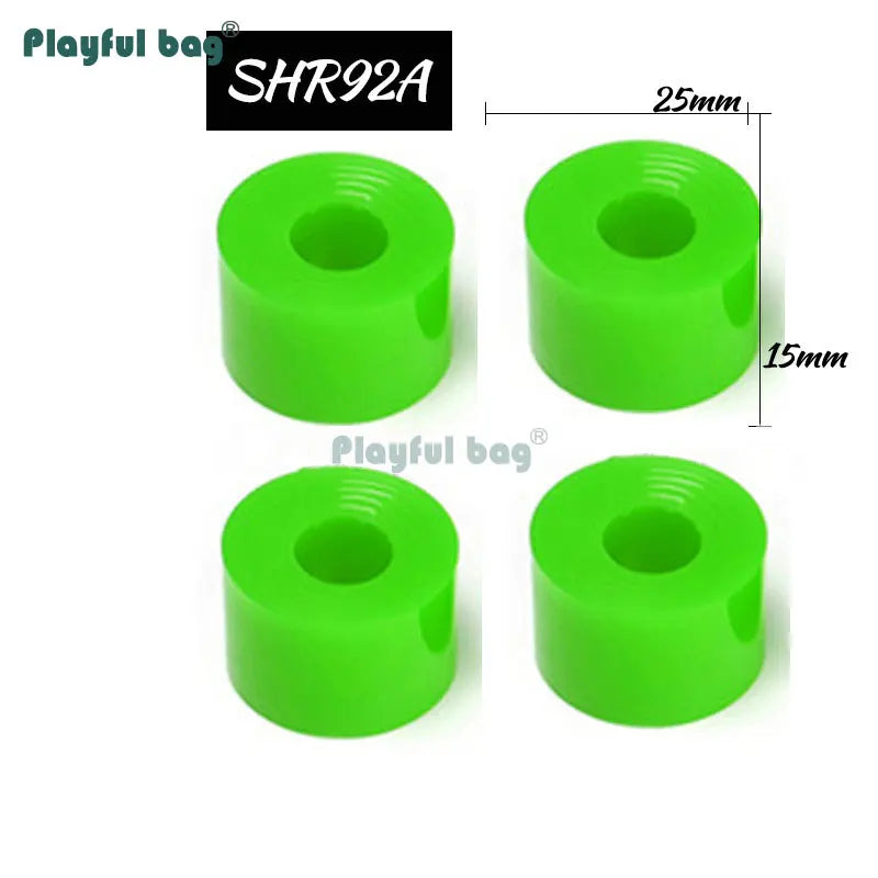 4-Wheel Skateboard Truck Mount - PU High Rebound Shock Absorber for Longboard Skateboard - Polyurethane Cushion Pads Set AMA65
