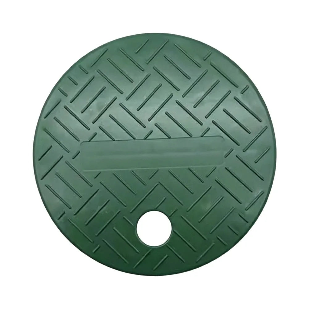 6-inch Landscape Valve Lid Accessing Underground Components Landscape Irrigation Green Plastic Lid Lightweight Design