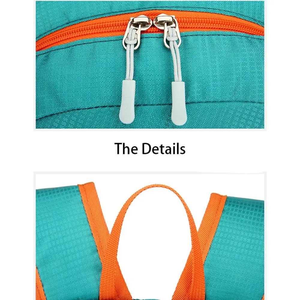 Portable Large Capacity Foldable Backpack Folding Waterproof Climb Bag Shoulders Bag Travel Bag Lightweight Nylon Bag Hiking