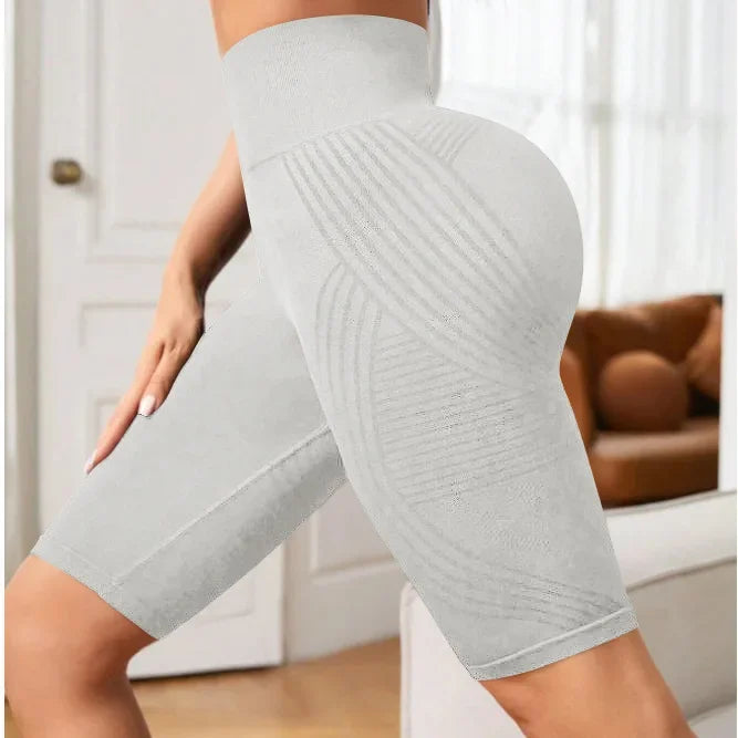 Anti-Cellulite 3D Compression Biker Shorts High Waisted Butt Lifting Tummy Control Training Cellulite Slimming Workout Shorts