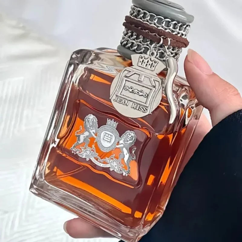 Russian Popular Sandalwood Men's Perfume,luxury Wild Captivating Leather And Cedarwood Notes Perfume,with Amber/musk/ebony Woody