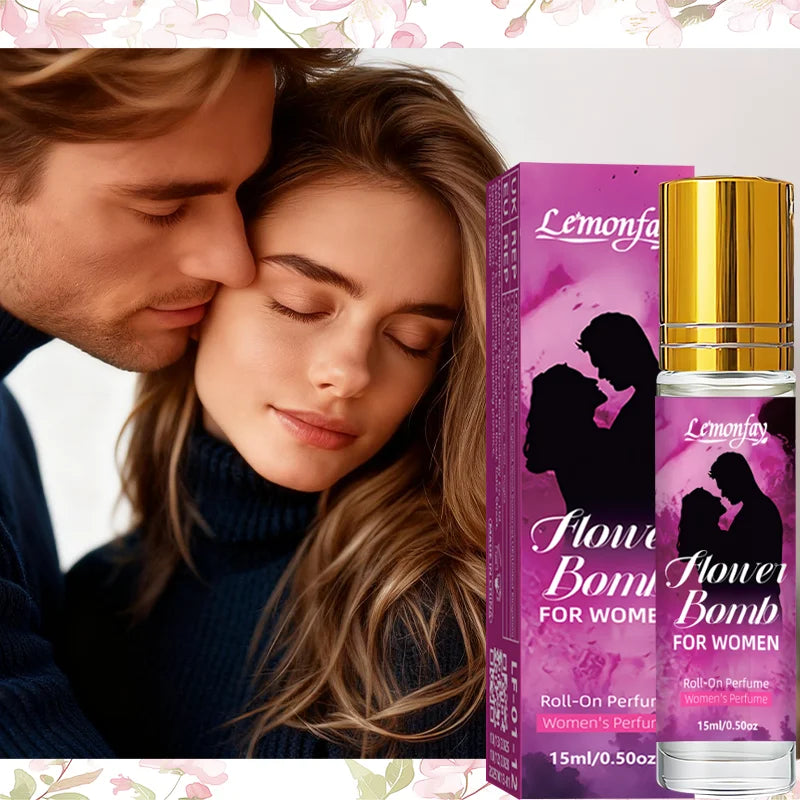 Lemonfay Pheromone Perfume Oil for Women Roll On Fragrance Long Lasting Scent Portable 15ml Eau De Toilette for Date Daily Use