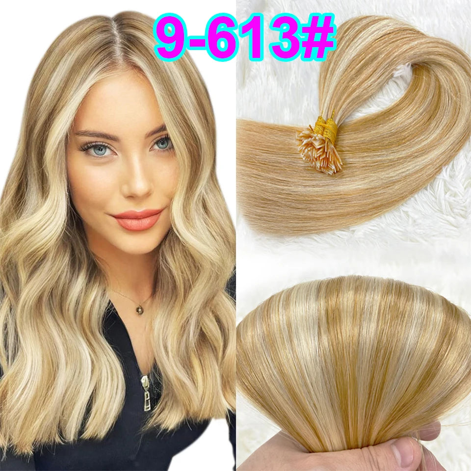 Remy Hair 1g/s 18-28 inch Real Remy Flat Tip Human Hair Extension Silky Straight Dark Brown Pre Bonded Keratin Fusion Hair