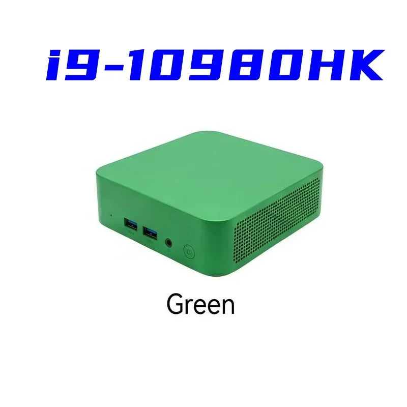 HOT Intel Core I9‑10980HK/N150 Mini PC Windows 11 Graphics Pocket Computer 16GB RAM 2TB SSD Desktop Gaming Secure Runtime