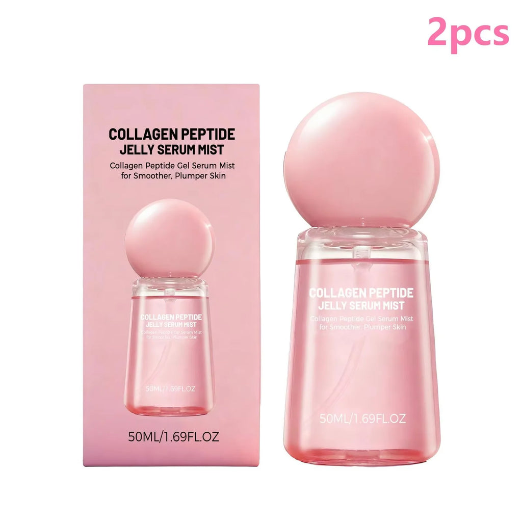 Collagen Peptide Jelly Mist Serum Facial Rejuvenation Deep Hydration Moisturizing  Firming Plumping Refreshing Face Care Mist