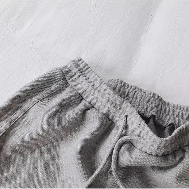 SMVP 2026 Women Casual Drawstring Sports Shorts Thin High Waist Yoga A-line Shorts Loose Women Running Straight Trousers Summer