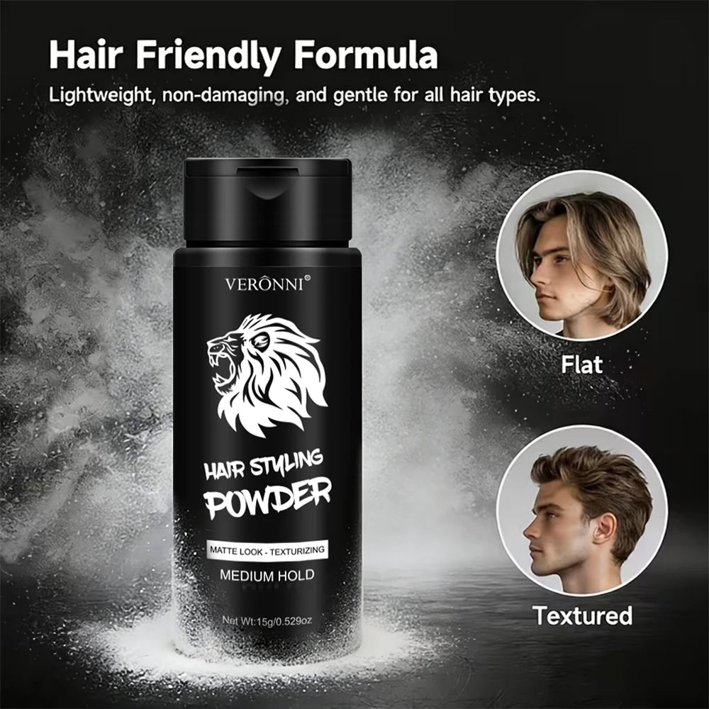 Volumizing Hair Styling powde,oil Control Volumizing Hair Powder,DIY-friendly,Long-lasting Hold for Men and Women No Mess Hair