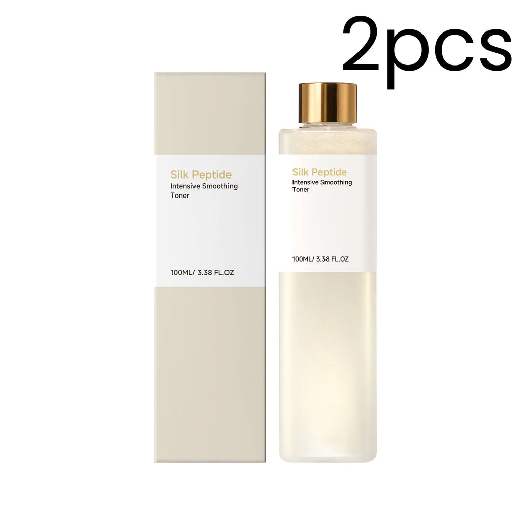 Silk Peptide Toner Long Lasting Moisturizing Deeply Nourishing Revitalize Skin Smoothing Gentle Intensive Smoothing Toner 100ml
