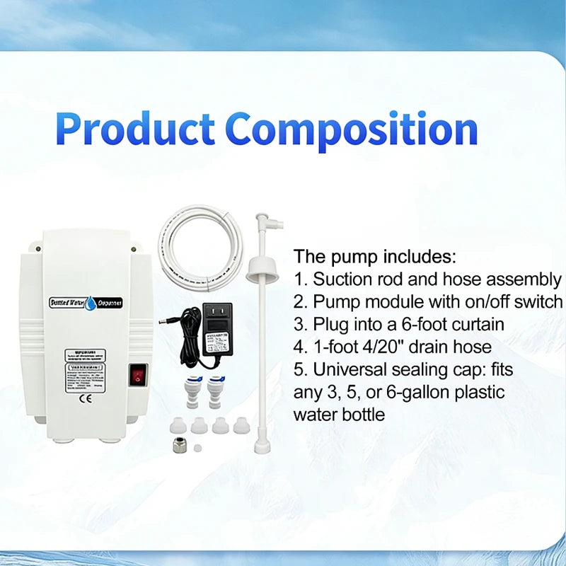 Electric Bottled Water Dispenser Pump Automatic Home Water Pump System High Pressure Water Jug Pump Dispenser for Coffee Machine