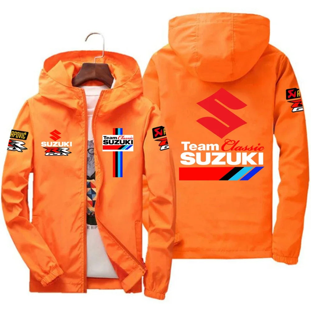 2026 Suzuki Motorcycle New Spring and Autumn Jacket Men's Windproof Jacket Casual Fashion Sports Outdoor Cycling Jacket