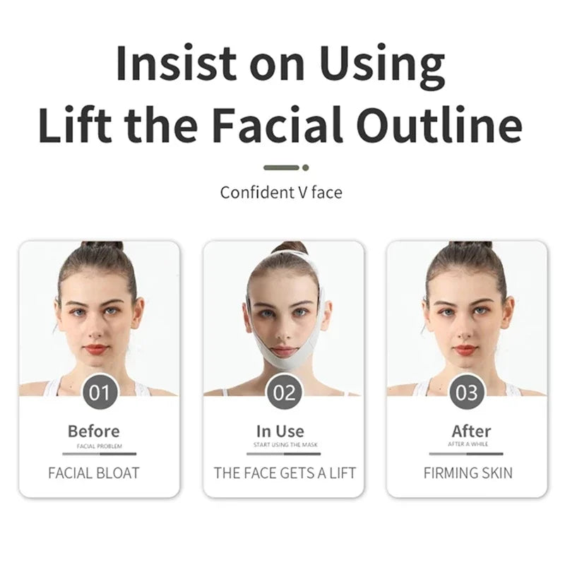 Beauty Face Sculpting Sleep Mask Reusable V Shaper Mask Facial Lifting Anti Wrinkle Strap Band Sleeping Mask Beauty Health Tools