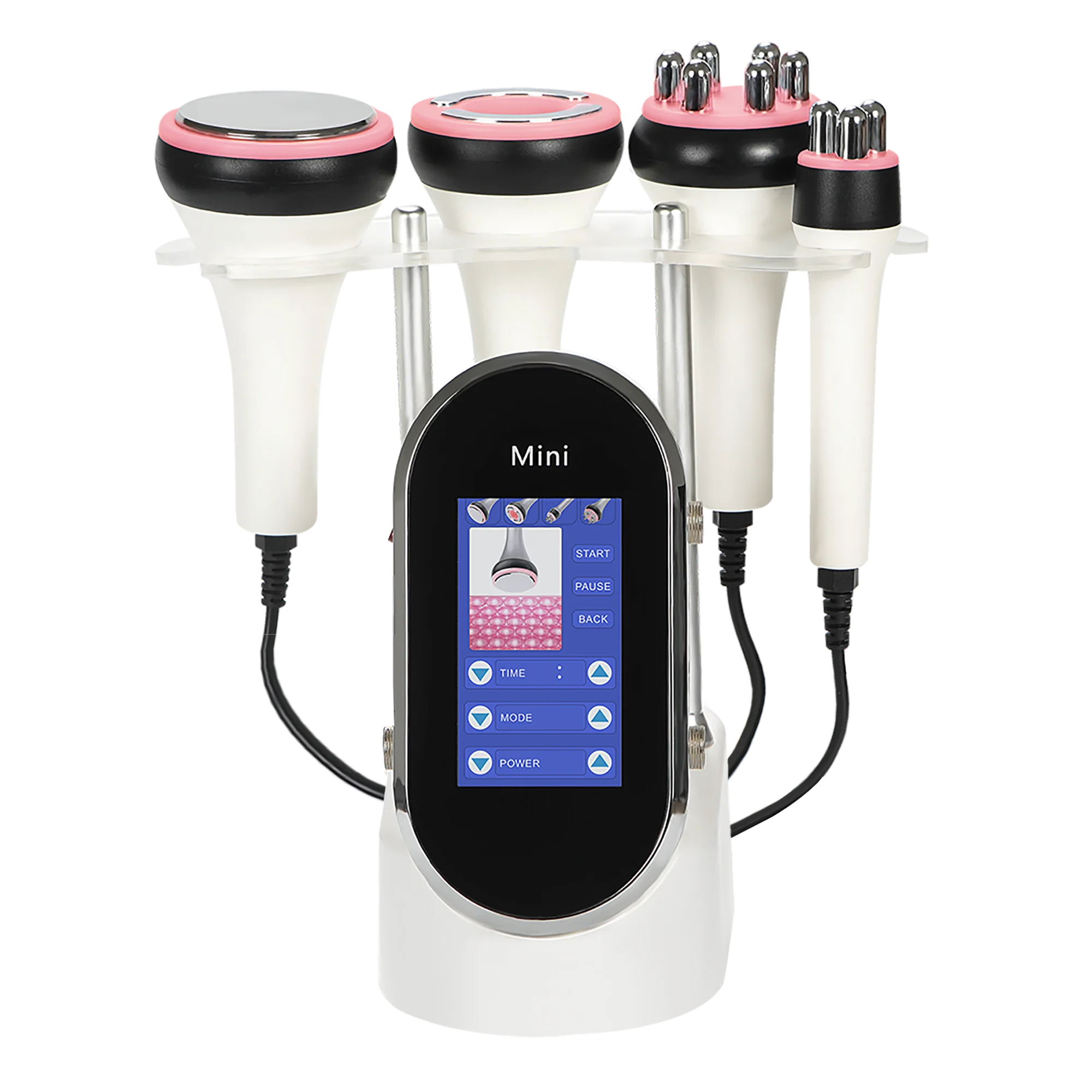 40K 4-in-1 Cavitation Ultrasonic Beauty Machine Body Care Massage Device for Home and Spa Use