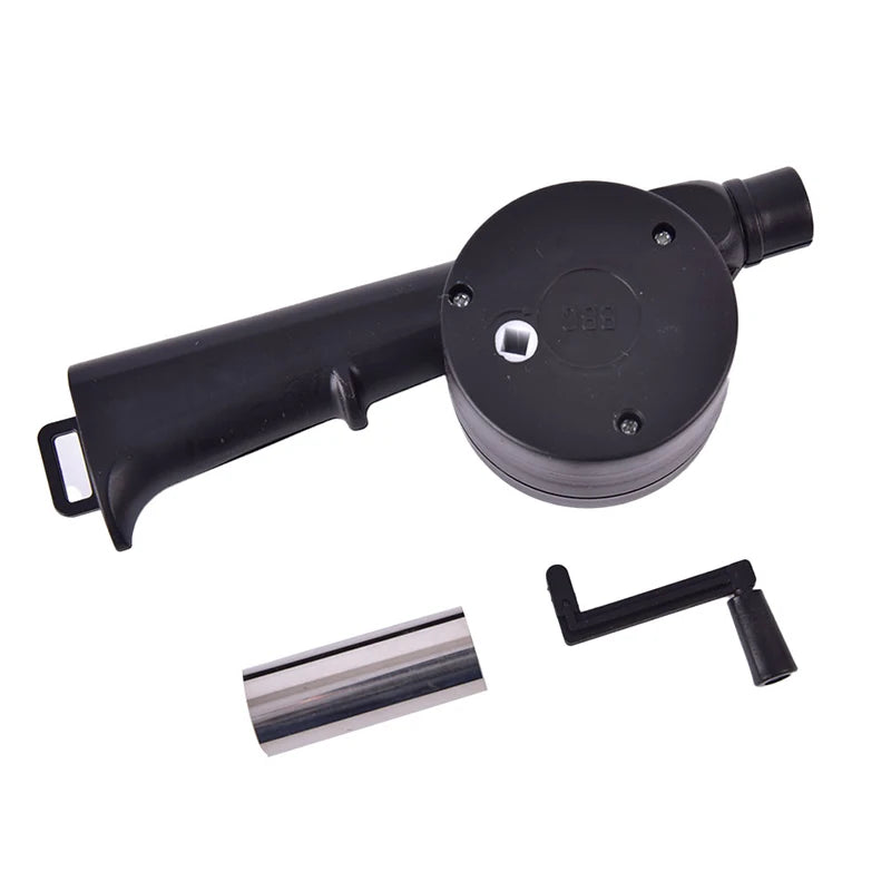 Blower Fire Camping BBQ Air Fan Barbecue Outdoor Cooking Picnic Grill Starter.